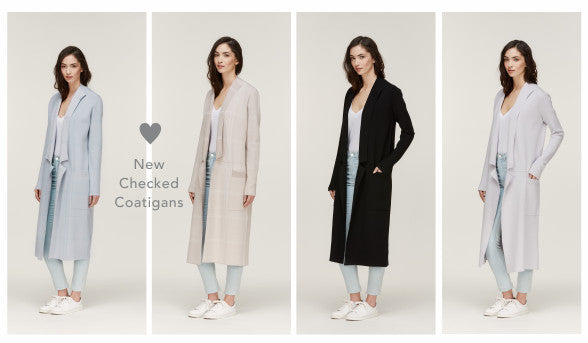 Our Soia & Kyo Spring coatigan collection including new checks.
