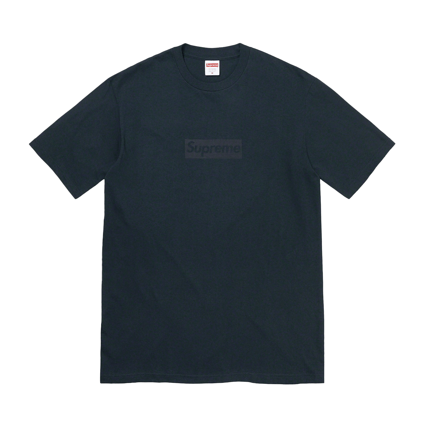 2023SS Supreme Tonal Box Logo Tee Navy-onefleshmarriage.com