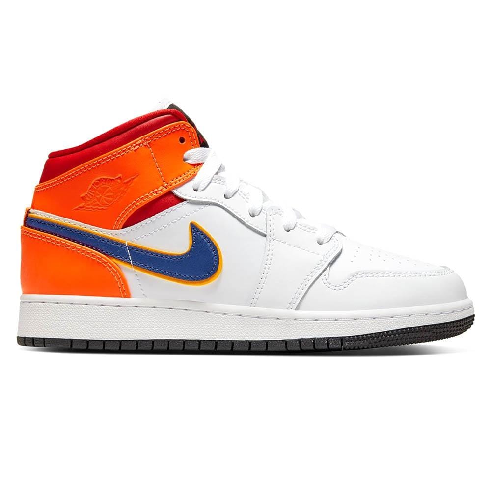 jordan 1 mid white purple orange