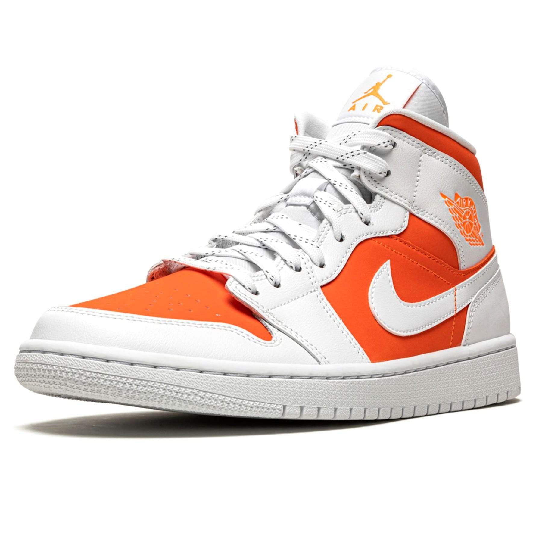 bright orange jordan 1