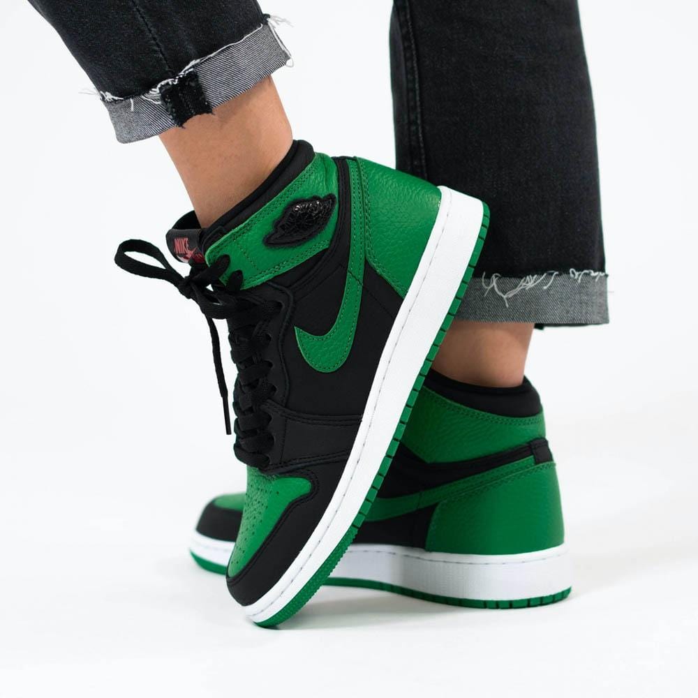 pine green jordan 1 youth