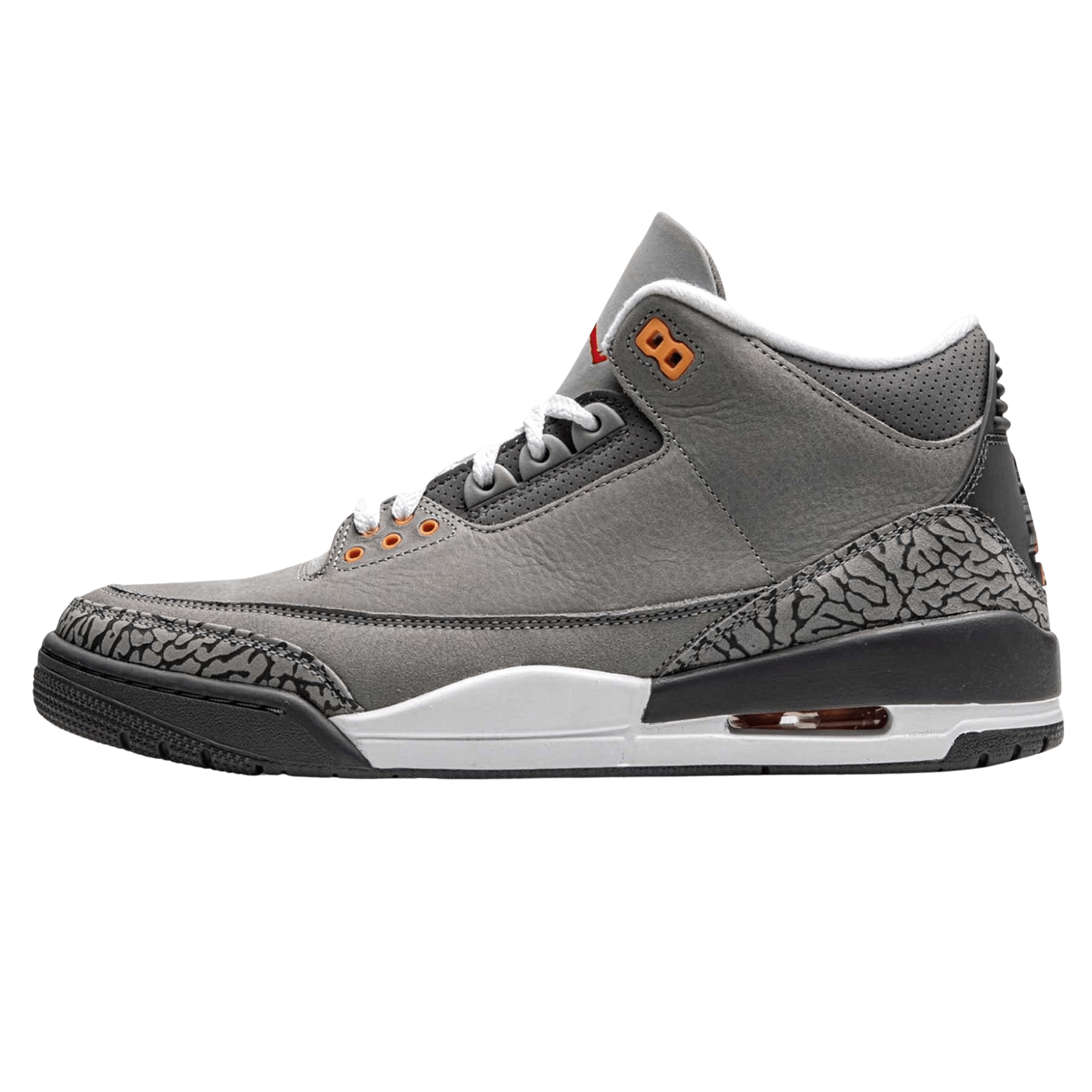 jordan 3 grey and white