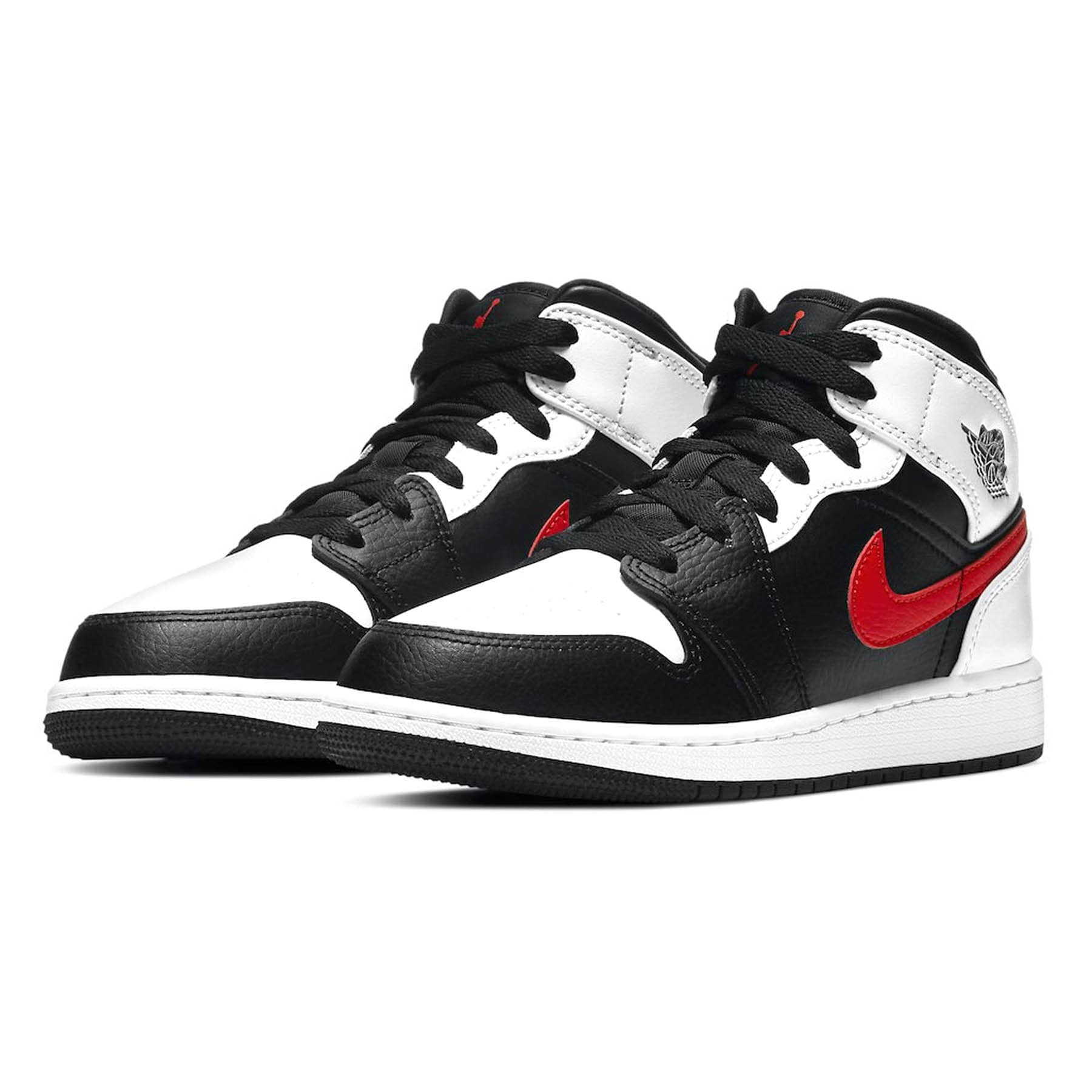 air jordan mid black and red