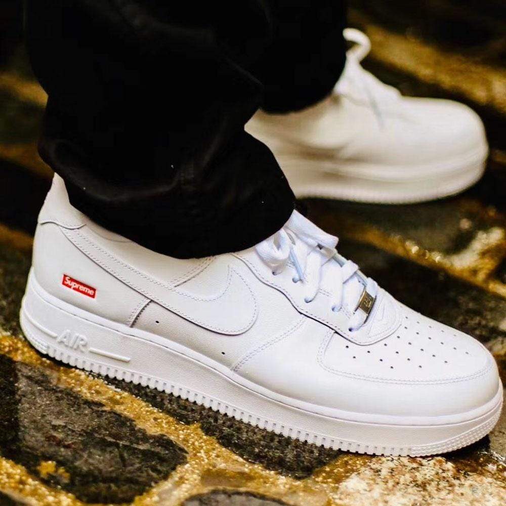 supreme air force 1 low black