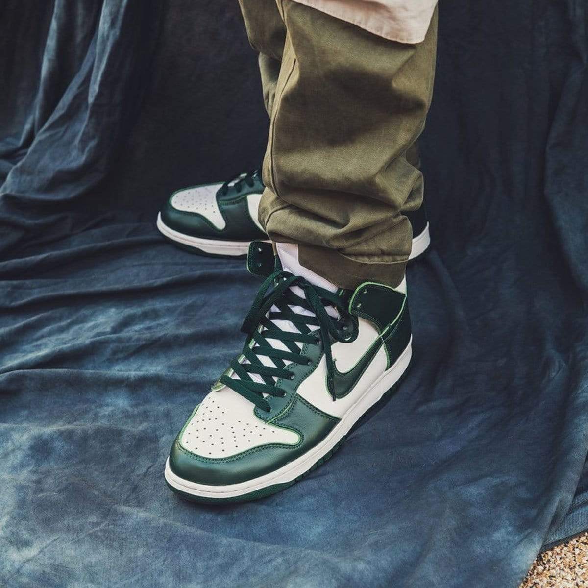 nike dunk spartan green