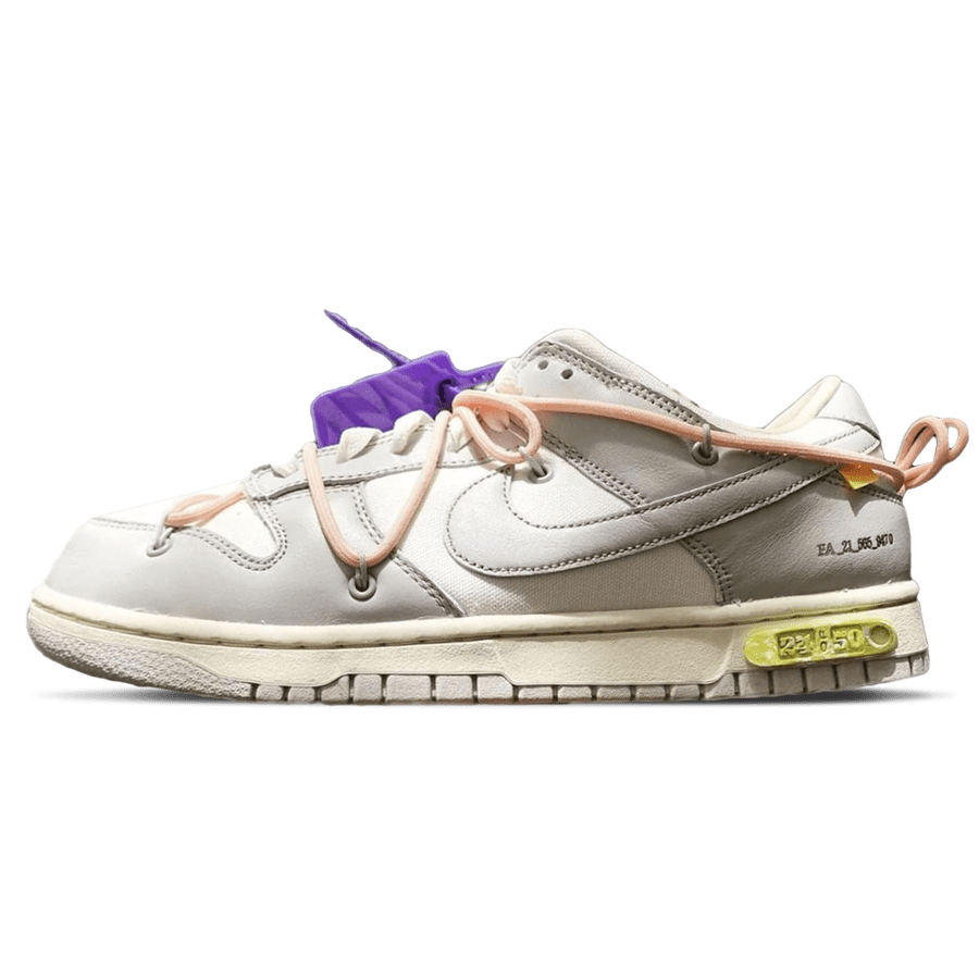 White x Nike Dunk Low 'Lot 24 of 50' — MissgolfShops - Off