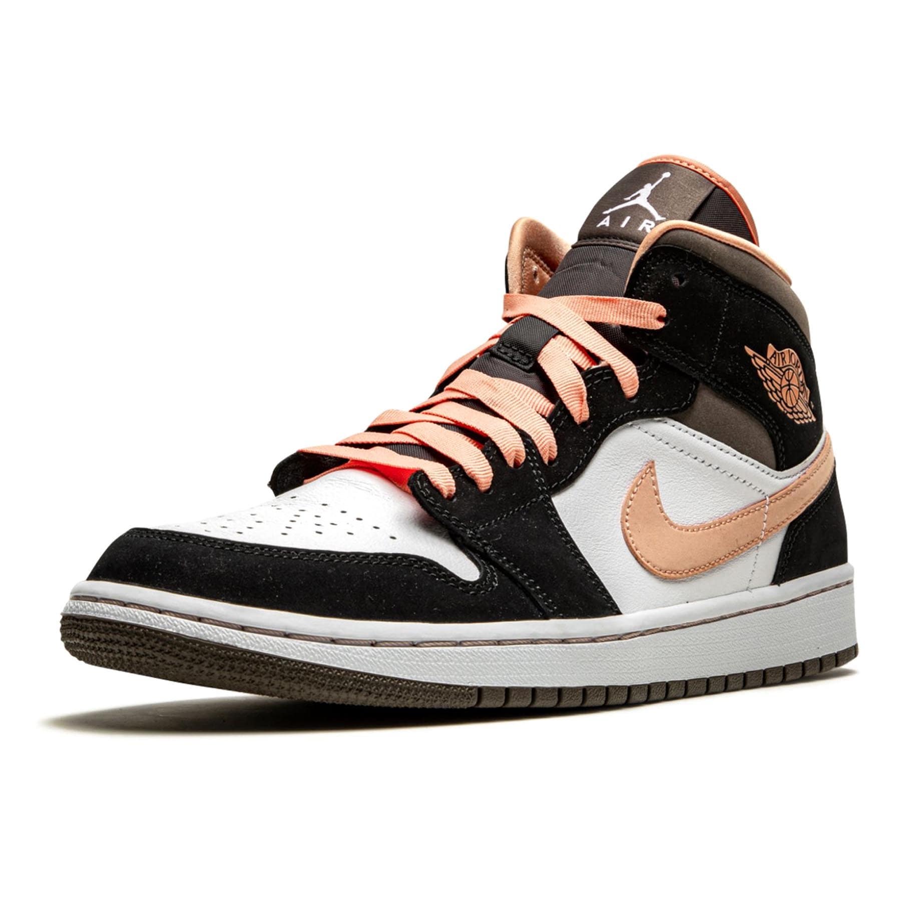 nike air jordan 1 black and peach