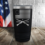 Betsy Ross Laser Etched Tumbler