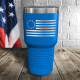 Old Betsy American Flag Laser Etched Tumbler