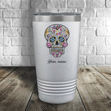 Calavera Personalized Color Printed Tumbler