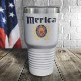 SALE! Merica The Greatest Country on Earth Color Printed Tumbler
