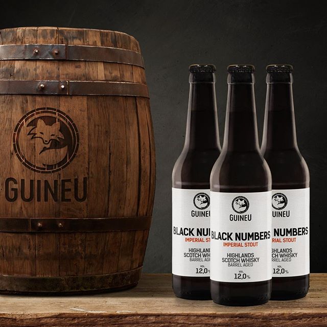 Guineu Black Numbers botella 33cl. - Cervezas y Licores Gourmet