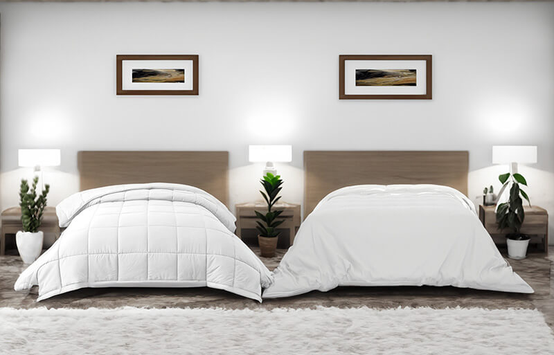 comforter to pair up with the best organic mattress