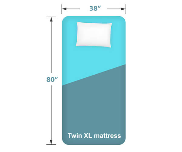 Twin XL organic latex mattress