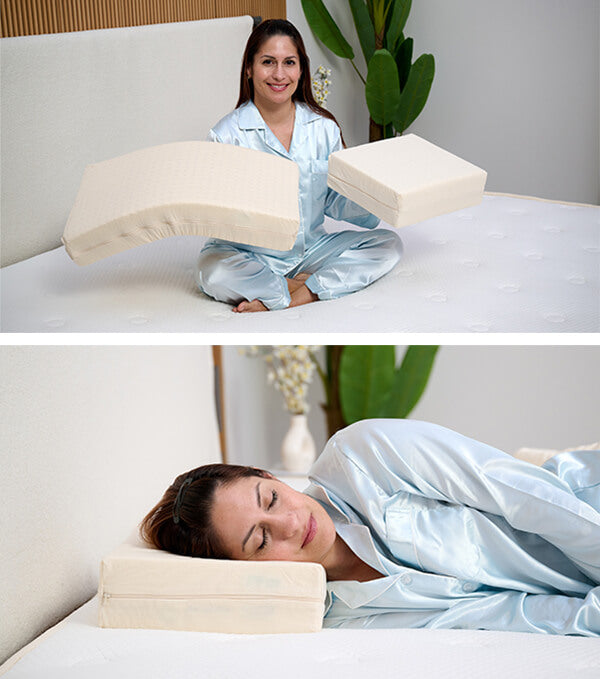 turmerry cuboid side sleeper pillow view