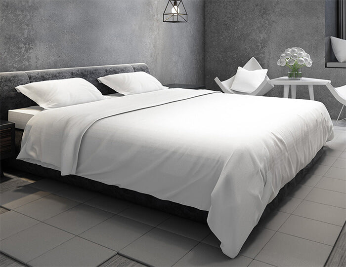 Organic White Sateen Duvet Cover