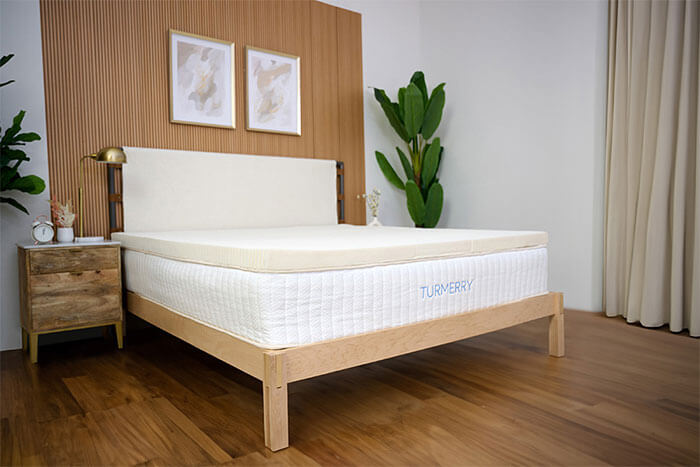 Organic latex mattress topper