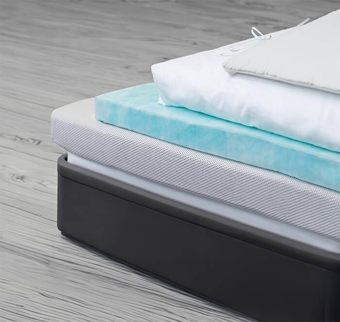 memory foam and gel memory foam mattress topper