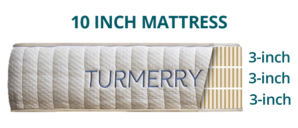 natural latex mattress 10 inch