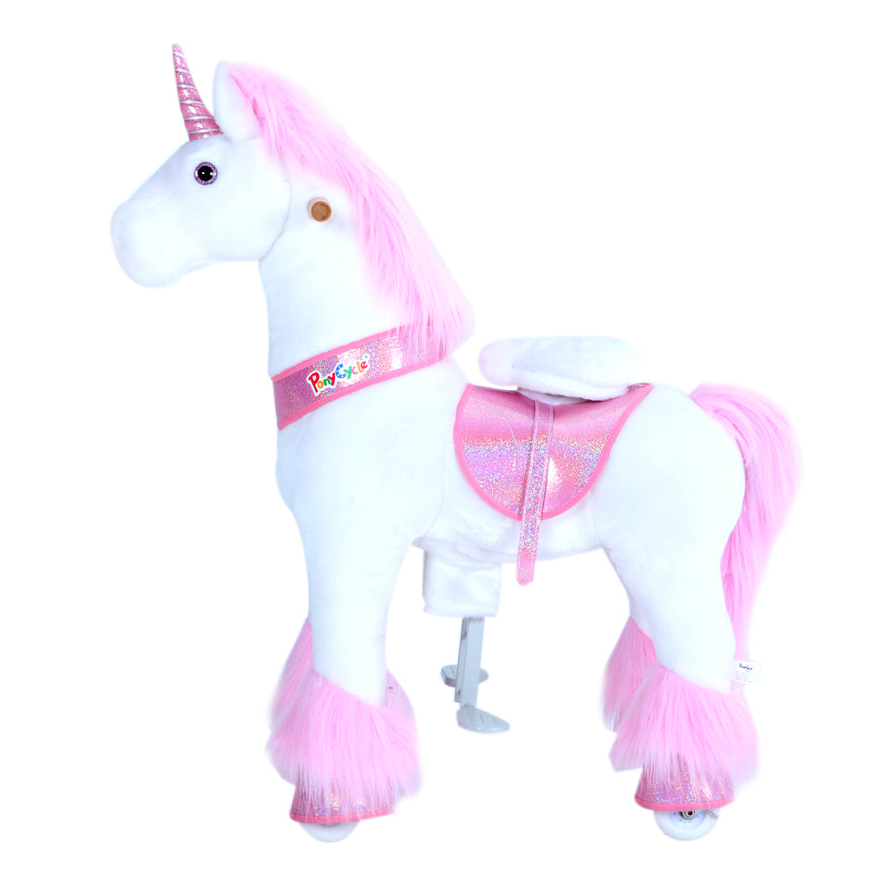 ride on pink unicorn