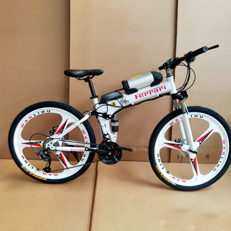 folding electric mountain bike