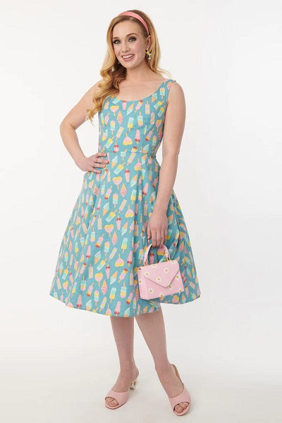 Banned Retro Ice Cream Heart Back Dress