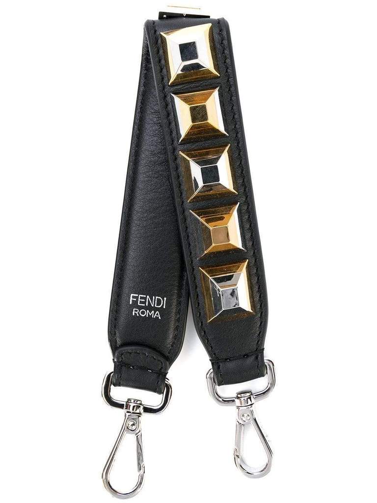 fendi leather shoulder strap