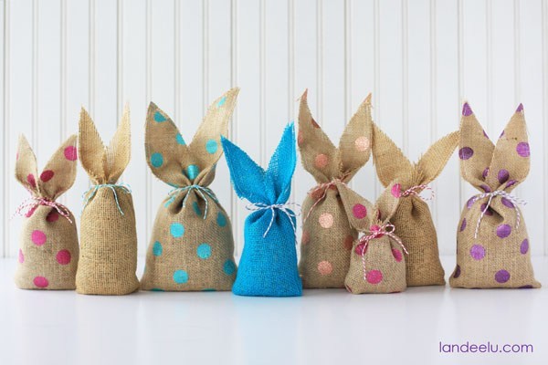 Make your own Easter bunny ear bags