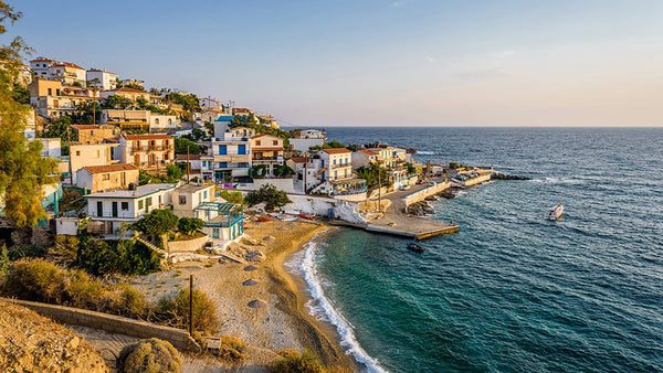 coastal town ikaria island greece 5 blue zones blog seahorse silks