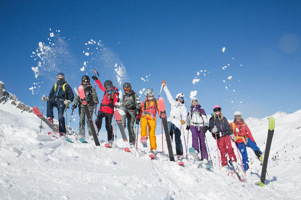 snow skiing how to keep warm blog by seahorse silks