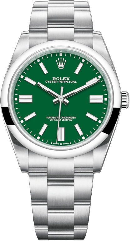 Rolex Oyster Perpetual Green Dial 124300 - NEW – NY