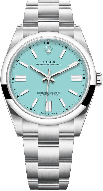 Rolex Oyster Perpetual 41mm Blue Dial 124300 – WATCH LAB