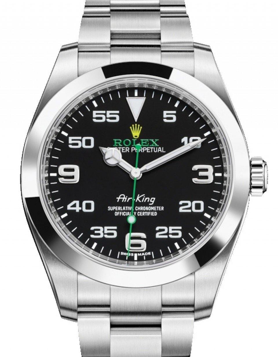 Rolex Stainless Steel Dial 40mm Green Hand Oyster Brace – NY WATCH LAB
