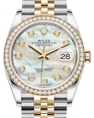 ladies rolex watch with mother of pearl face