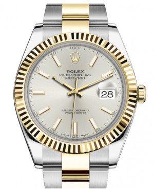 Datejust Yellow Gold/Steel Silver Index Bezel Oys – NY WATCH LAB