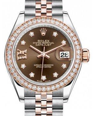 Rolex Lady Datejust Rose Gold/Steel Diamond IX Dial & Dia – WATCH LAB