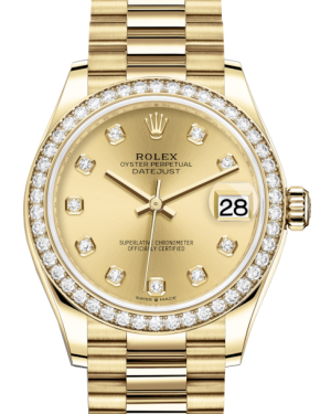 rolex ladies datejust champagne dial