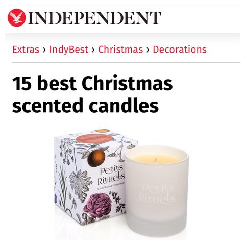 The Independent feature of Petits Rituels By The Fire candle.