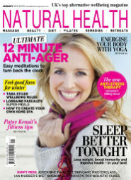 Natural Health Magazine January 2016 cover.