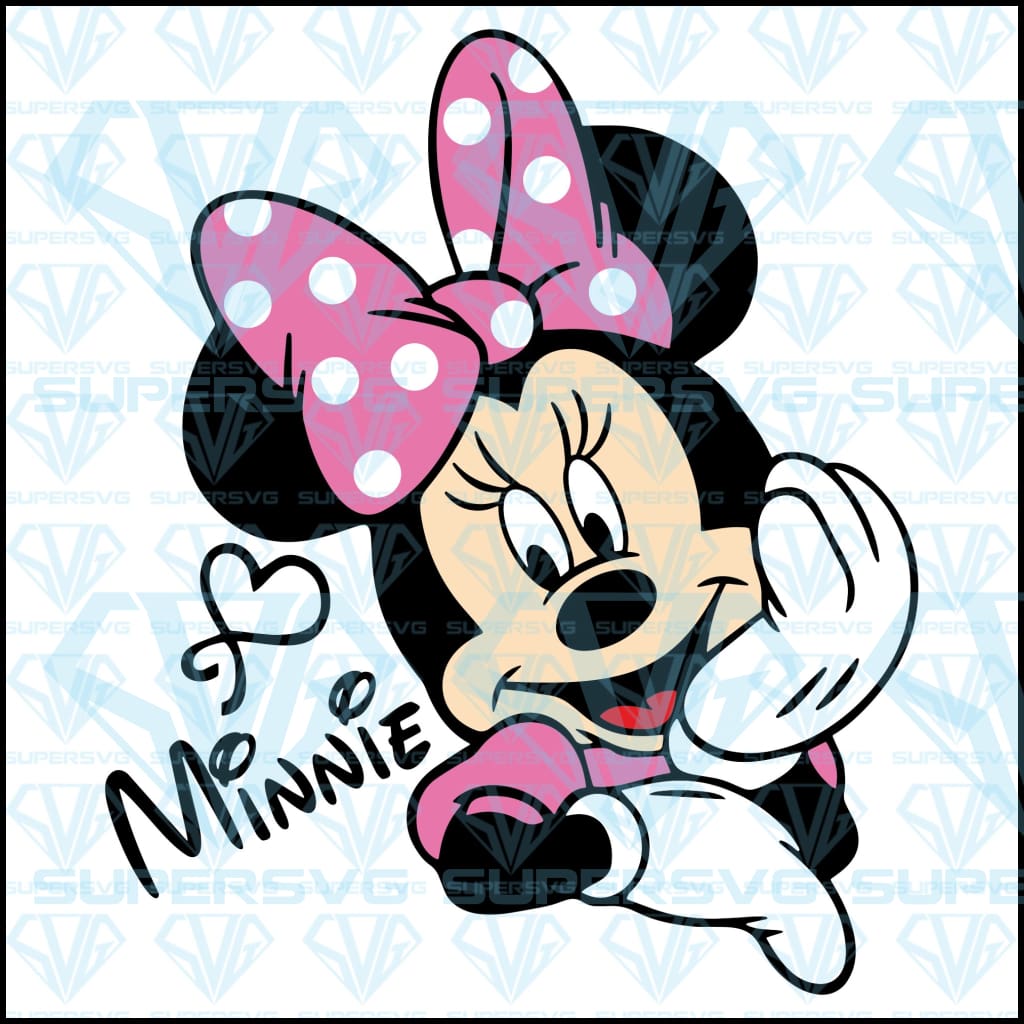 Minnie Mouse Svg Files For Silhouette Files For Cricut Svg Dxf Eps Supersvg