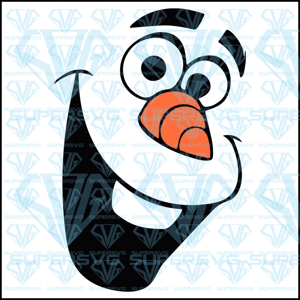 Download Olaf Frozen Olaf Face Svg Files For Silhouette Files For Cricut Sv Supersvg SVG Cut Files