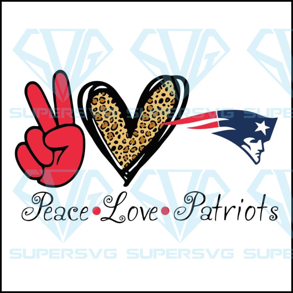 Peace Love Patriots Svg Svg Files For Silhouette Files For Cricut Sv Supersvg