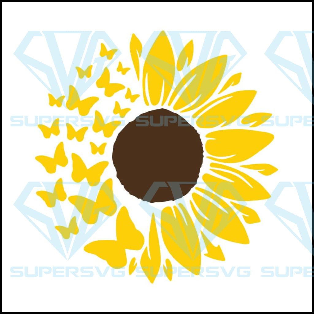 Download Sunflower Butterfly Svg Sunflower Svg Butterfly Svg Sunflower Clipa Supersvg 3D SVG Files Ideas | SVG, Paper Crafts, SVG File