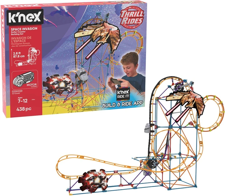 knex dinosaur roller coaster