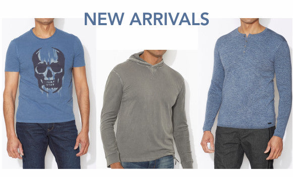 John Varvatos Star USA new arrivals: Skull Tee, Hoodie and Henley