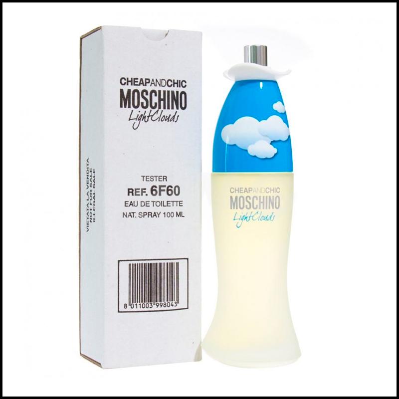 moschino light clouds tester