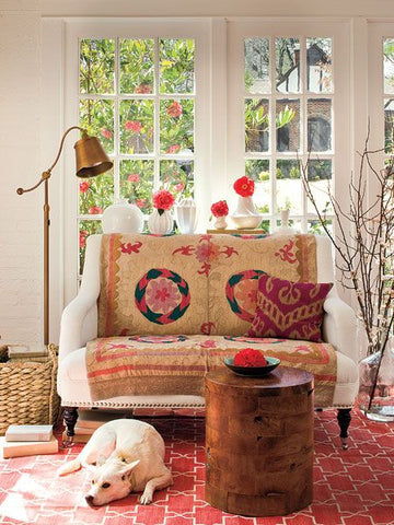Real Simple: Home Decor Ideas, Recipes, DIY & Beauty Tips Cosy Bohemian interior