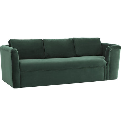 Greiz 3 Seater Sofa - Dark Green Velvet