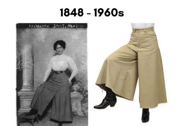 1848 -1960s clothing and lifestyle
