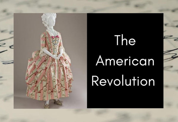 The American Revolution period dress